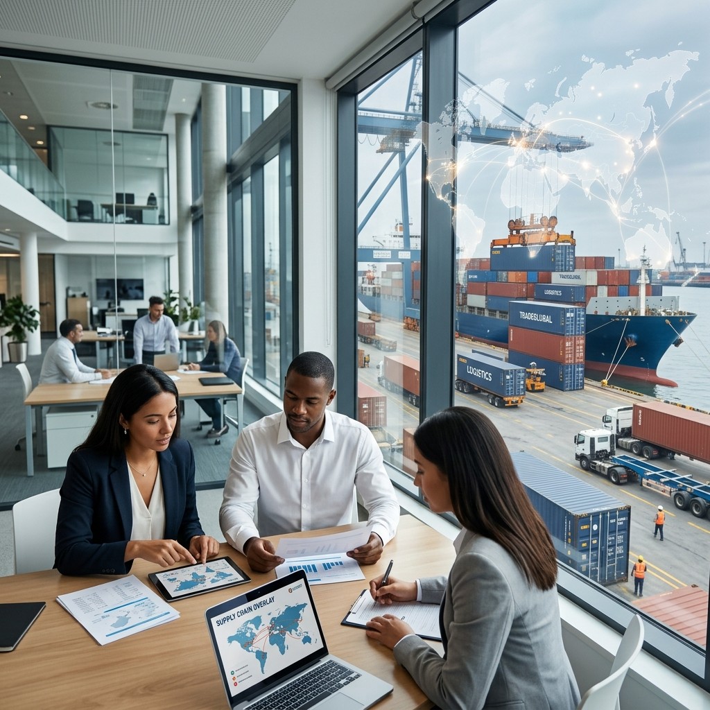 End-to-end trade coordination from sourcing to final delivery