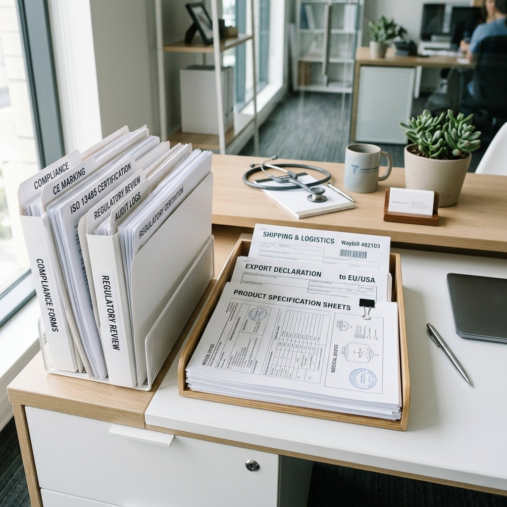 Medical equipment documentation and compliance review