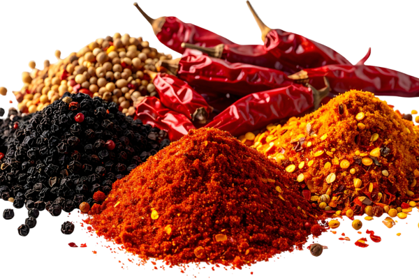 Chilli turmeric and spice products